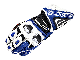 Мотоперчатки FIVE RFX1 бело-синие 8/S