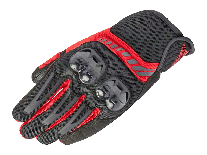 Мотоперчатки DAINESE MIG 3 AIR TEX B78 BLACK/RED-LAVA S
