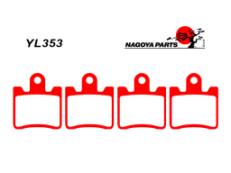 NAGOYA PARTS Тормозные колодки  YL353