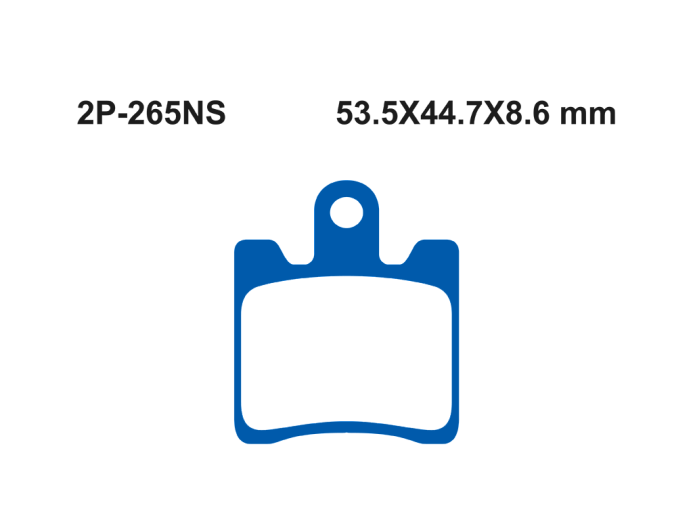 Тормозные колодки NISSIN 2P-265NS