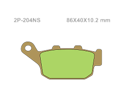 Тормозные колодки NISSIN 2P-204NS