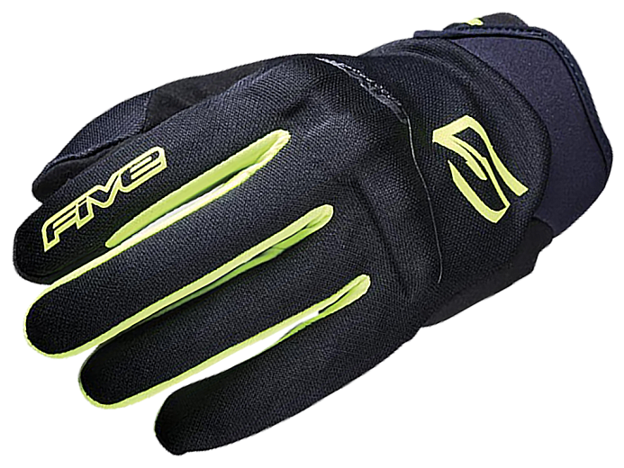 Мотоперчатки FIVE GLOBE EVO black/fluo yellow 10/L