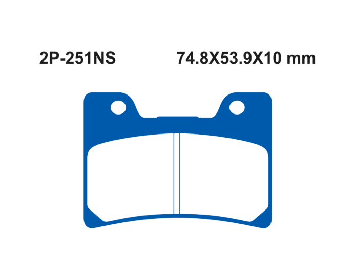 Тормозные колодки NISSIN 2P-251NS