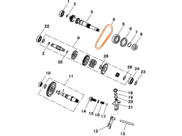 HISUN HS400ATV Tooth Shaped Chains For