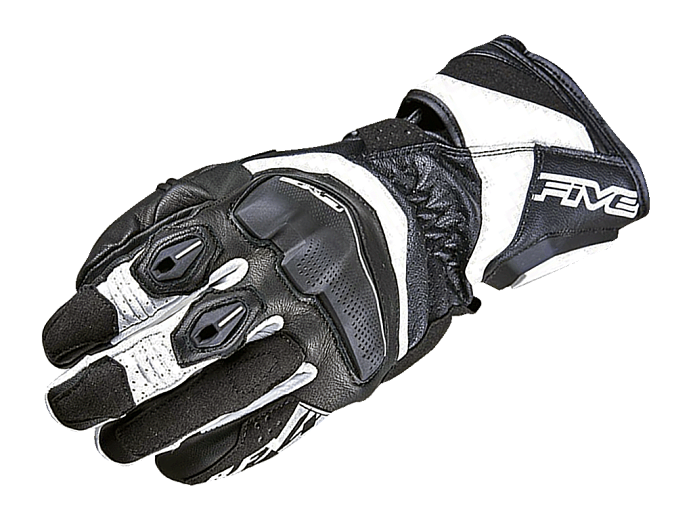 Мотоперчатки FIVE RFX4 EVO черно/белые 9/M