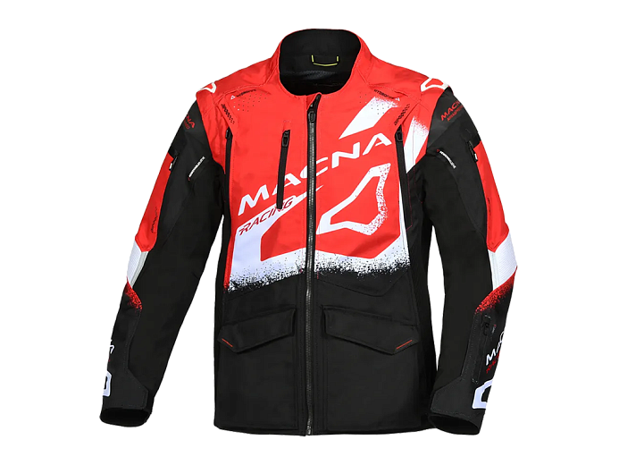 Мотокуртка MACNA LANDMARK черно/красно/белая XXL