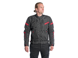 Мотокуртка ткань FSD DOMINO black/red L