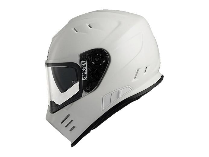 Мотошлем SIMPSON VENOM GLOSS WHITE S