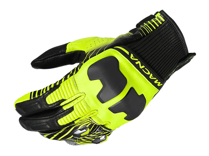 Мотоперчатки MACNA ULTRAXX черно/салатовые M