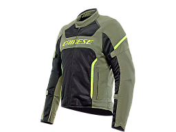 Мотокуртка ткань DAINESE AIR FRAME 3 TEX 60L ARMY GREEN/BLACK/FLUO YELLOW 48