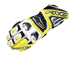Мотоперчатки FIVE RFX1 WHITE/YELLOW FLUO 8/S