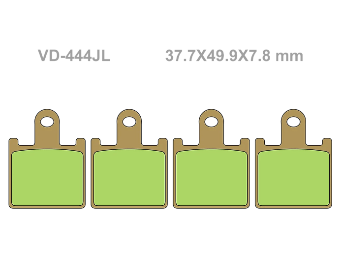 VESRAH Тормозные колодки VD 444