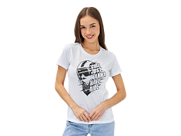 VolgaWear Футболка Girl женск.белая M