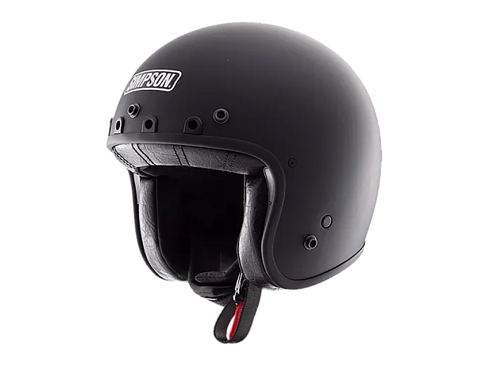 Мотошлем SIMPSON CHOPPER MATT BLACK L