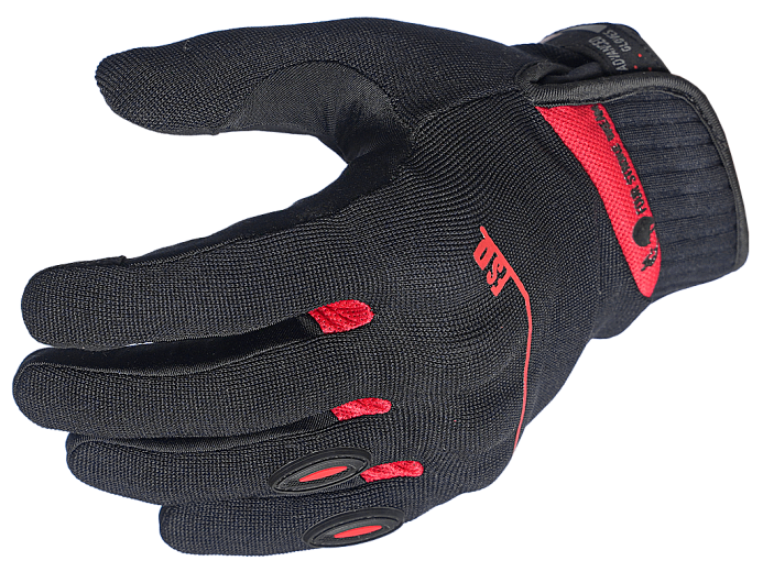 Мотоперчатки FSD STREET 2 black/red L