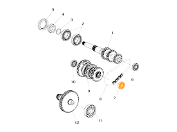 HISUN HS500ATV-2 Подшипник кпп 93706-2020-0000