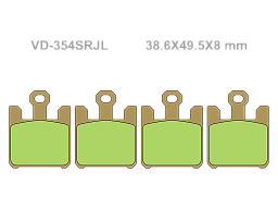 VESRAH Тормозные колодки VD-354SRJL