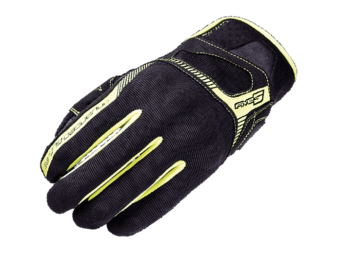 Мотоперчатки FIVE RS3 black/fluo yellow 8/S
