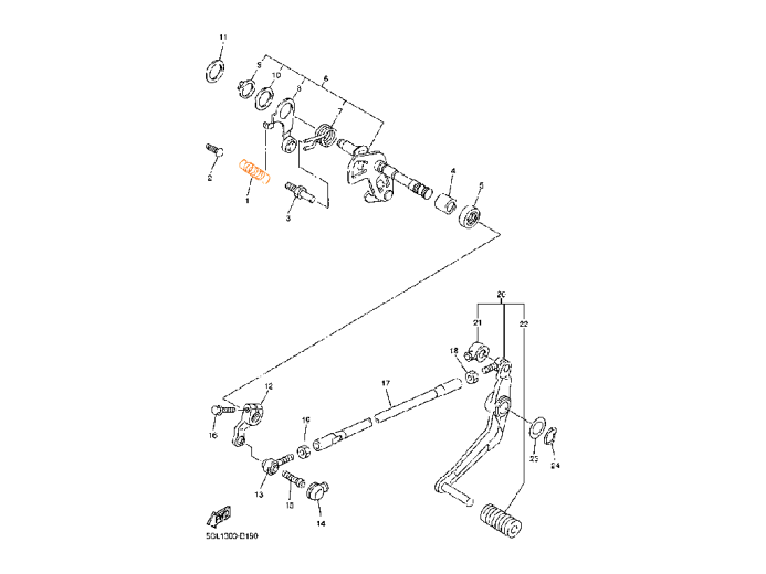 YAMAHA Пружина 90506-14003-00