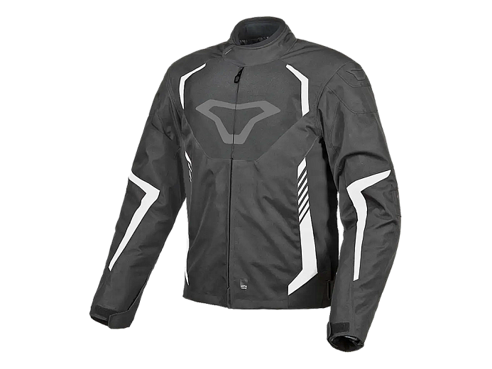 Мотокуртка MACNA TAZAR ткань черно-белая M