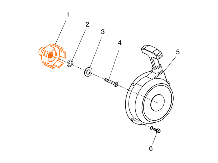 HISUN HS700ATV Шкив Стартера