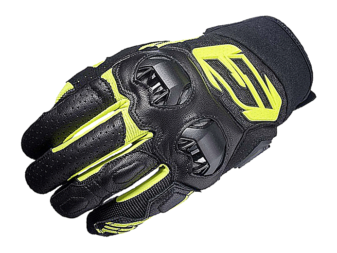Мотоперчатки FIVE SF3 BLACK/FLUO YELLOW 10/L
