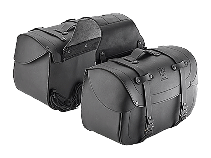 KAPPA Боковые кофры кожаные LEATHER WORKS 28л.  KMLW01