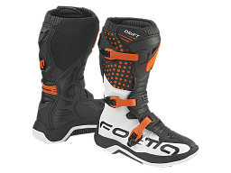 Кроссовые мотоботы FORMA DRIFT BLACK/ORANGE/WHITE 38