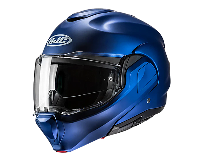 Мотошлем HJC F100 SEMI FLAT METALLIC BLUE XL