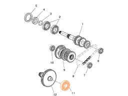 HISUN HS500ATV-2 Подшипник КПП 6303