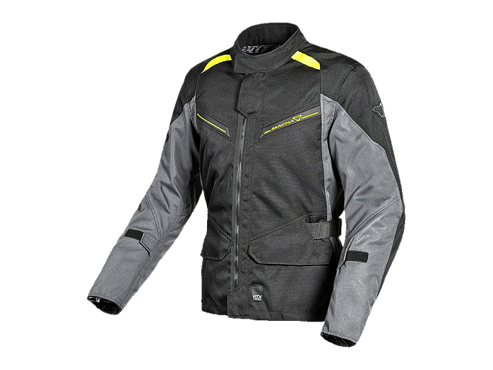 Мотокуртка MACNA MURANO черно-серая XXL