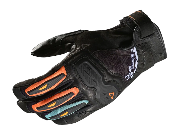 Мотоперчатки MACNA HAROS черно/серо/оранж. L