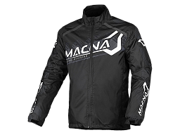 Мотодождевик куртка MACNA RAINOSSI черная L