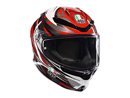 Мотошлем AGV K-6 E2206 REEVAL WHITE/RED/GREY XL