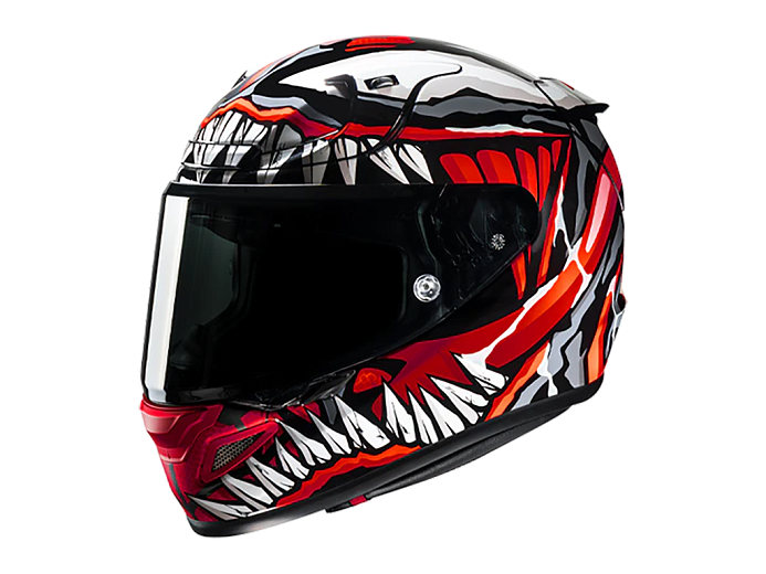 Мотошлем HJC RPHA12 MAXIMIZED VENOM MARVEL MC1SF S