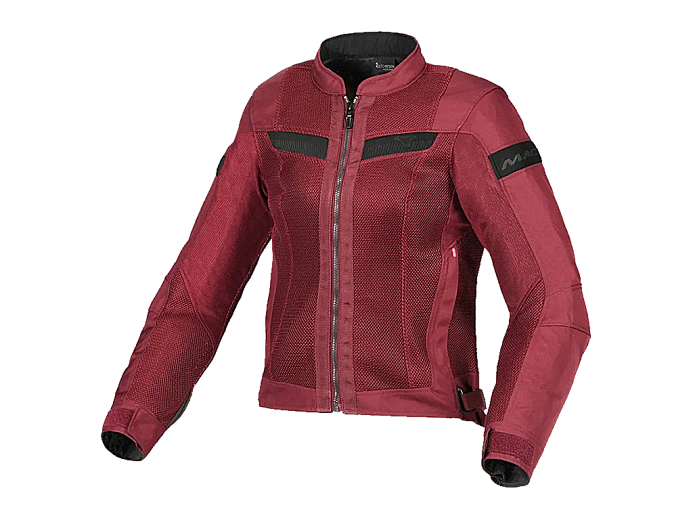Мотокуртка MACNA VELOTURA ткань женская красная XS