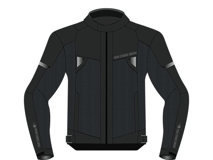 Мотокуртка ткань FSD CALLPISO 2.0 black L