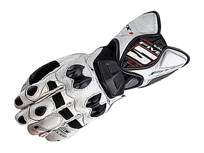 Мотоперчатки FIVE RFX1 белые 12/XXL