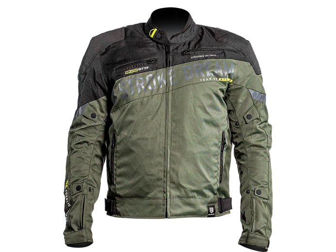 Мотокуртка ткань FSD CHARLIE black/green L