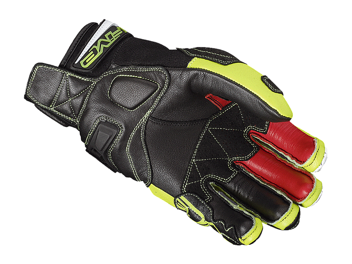 Мотоперчатки FIVE SF2 WHITE/FLUO YELLOW 11/XL