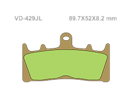 VESRAH Тормозные колодки VD-349RJL
