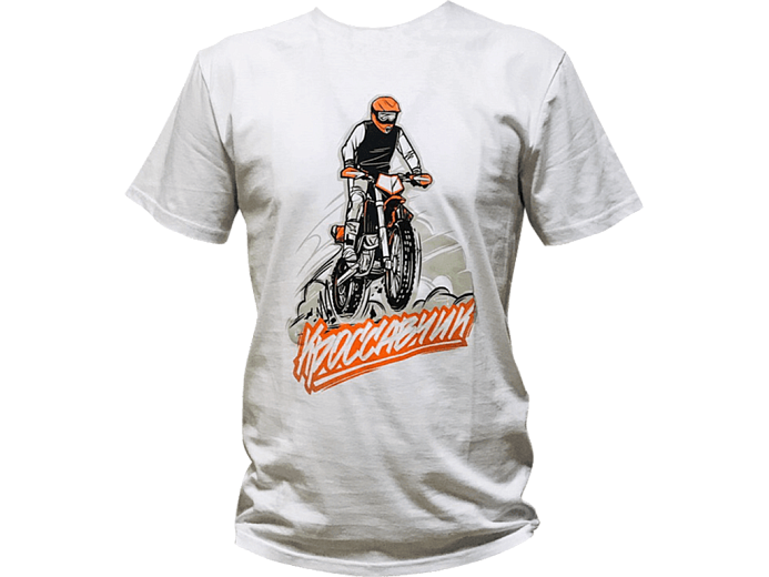 VolgaWear Футболка Кроссавчик мужск.экрю 2XL