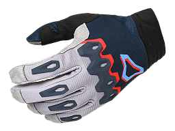 Мотоперчатки MACNA CHAMELEON-1 серо/сине/красные L