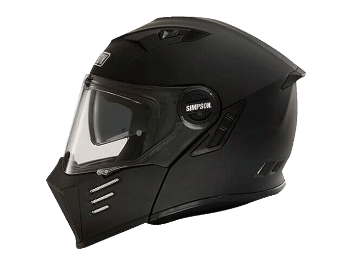 Мотошлем SIMPSON DARKSOME MATT BLACK XS