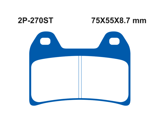 Тормозные колодки NISSIN 2P-270ST