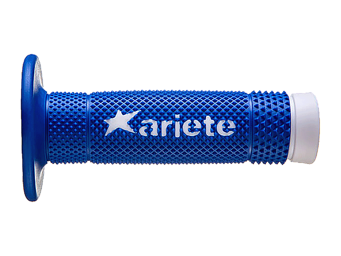 ARIETE Грипсы резиновые VULCAN WHITE-BLUE
