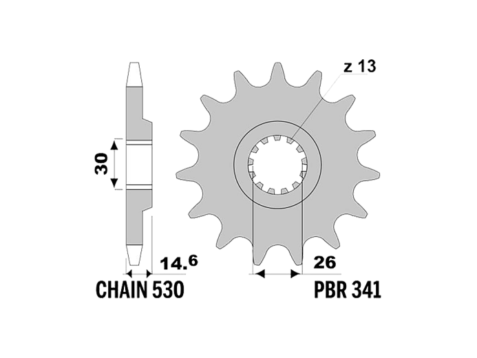 PBR Звезда передняя  341-18