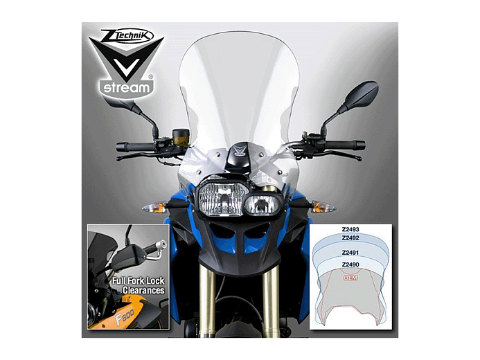 ZTECHNIK Ветровое стекло F800/650GS TWIN (50см)