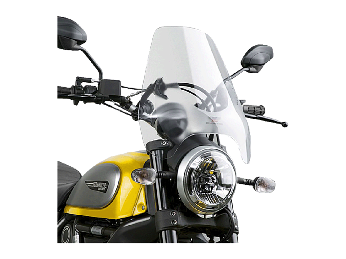 Ветровое стекло Deflector Screen (25мм руль) (35.5см) отсутствует крепеж