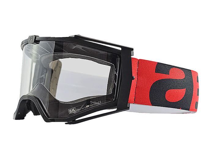 Очки кроссовые ARIETE 8K ARI 9-4 черно-красные